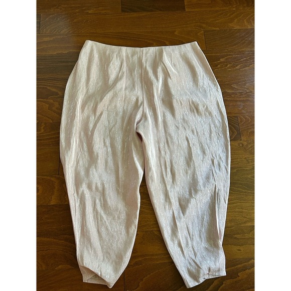 Eloquii Women's Dress Pink & Silver Pants Tapered Leg Pockets Sz Plus 22 - Picture 7 of 7